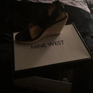 Wedge sandal black